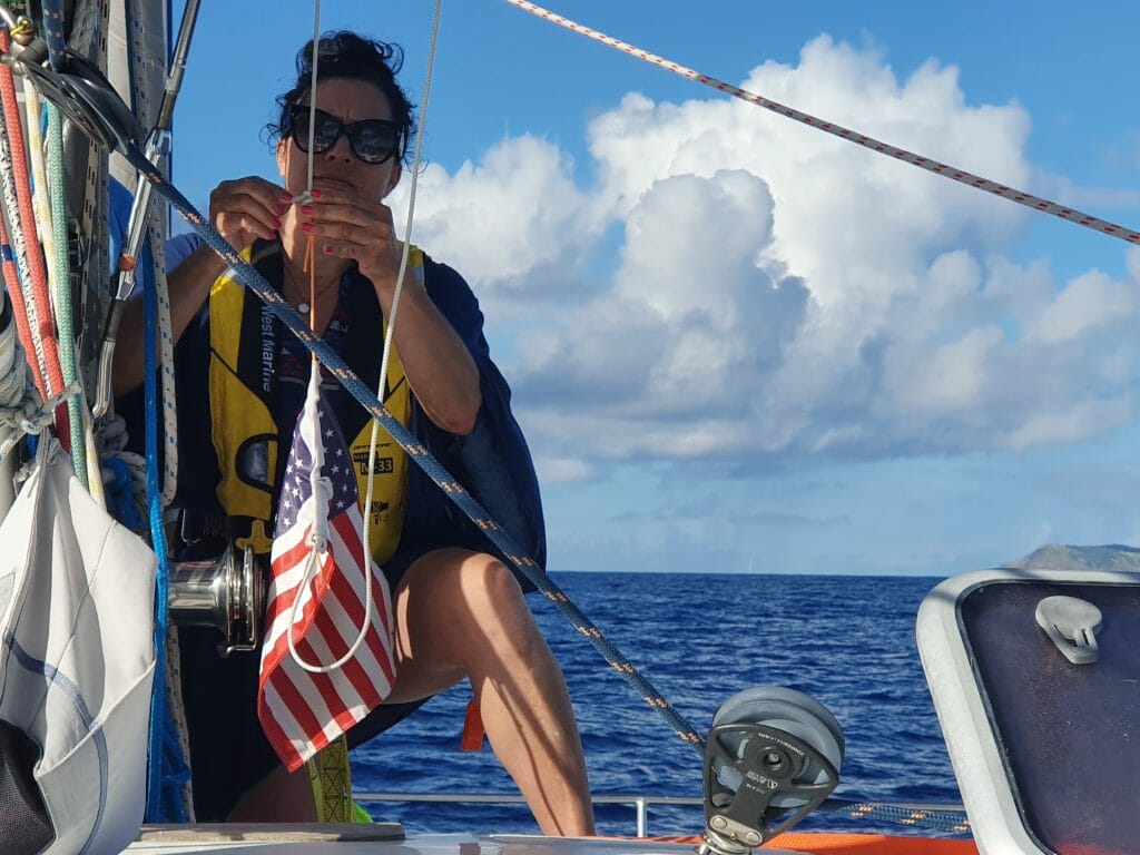 USA Flagge runter